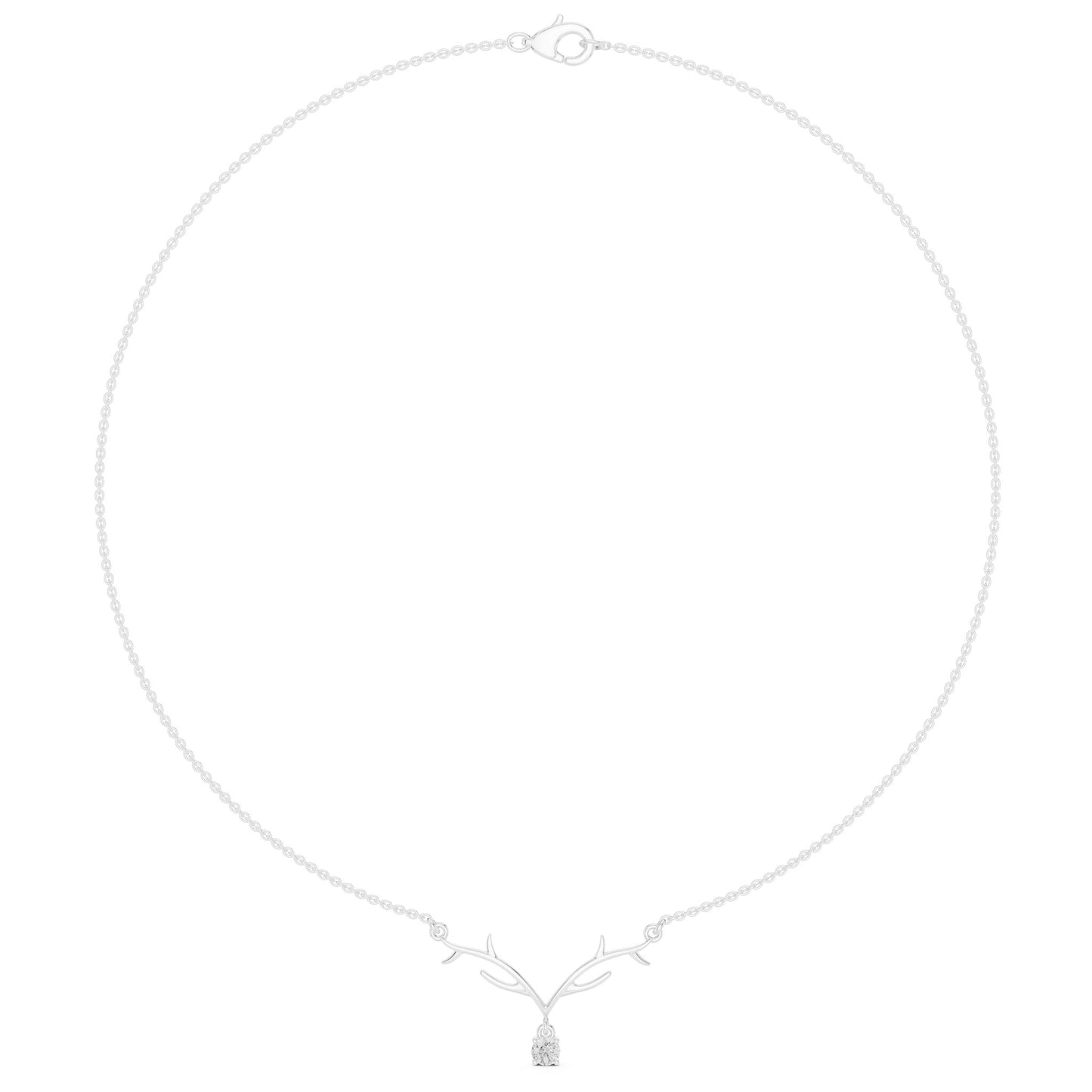 Pear Lab Grown Diamond Pendant