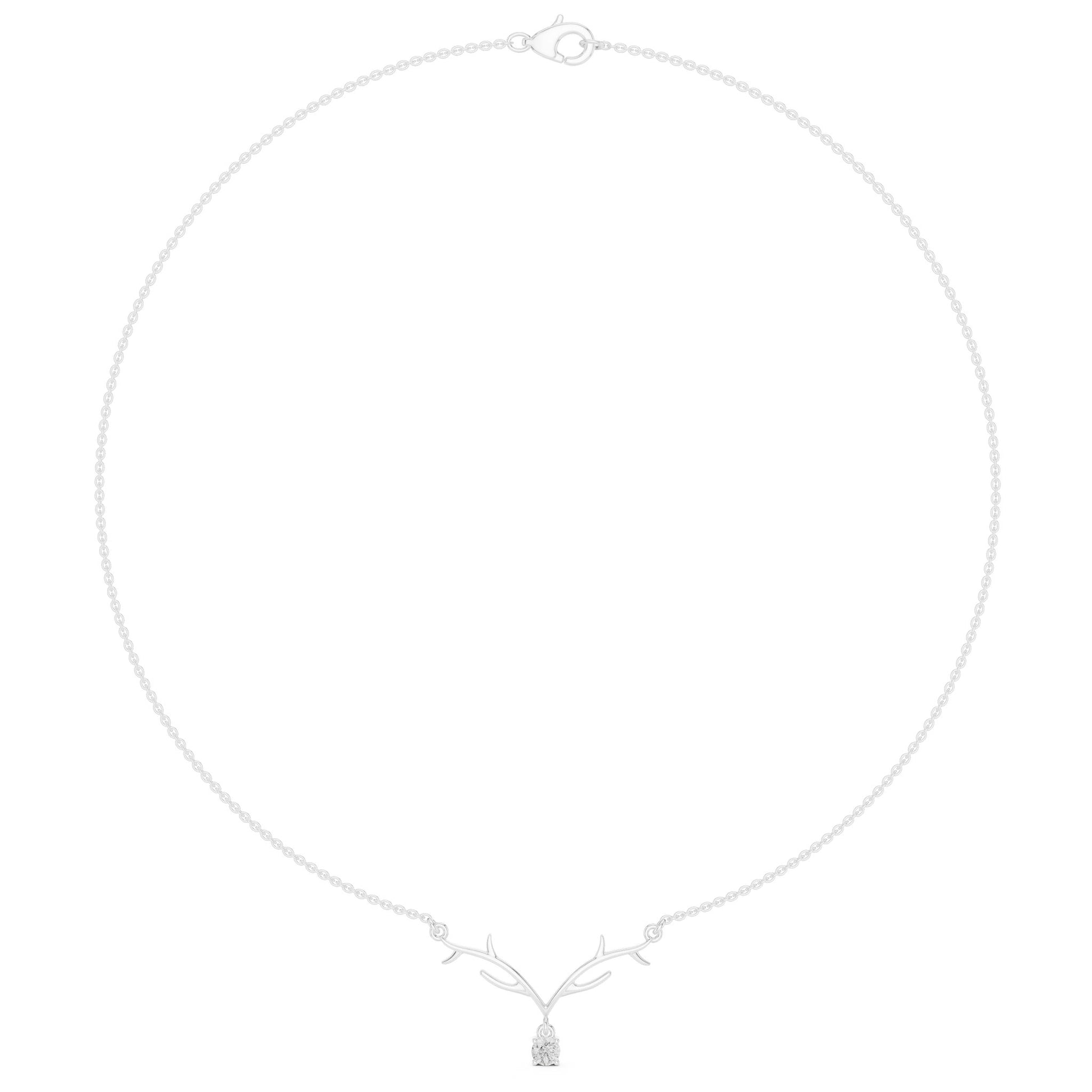 Pear Lab Grown Diamond Pendant