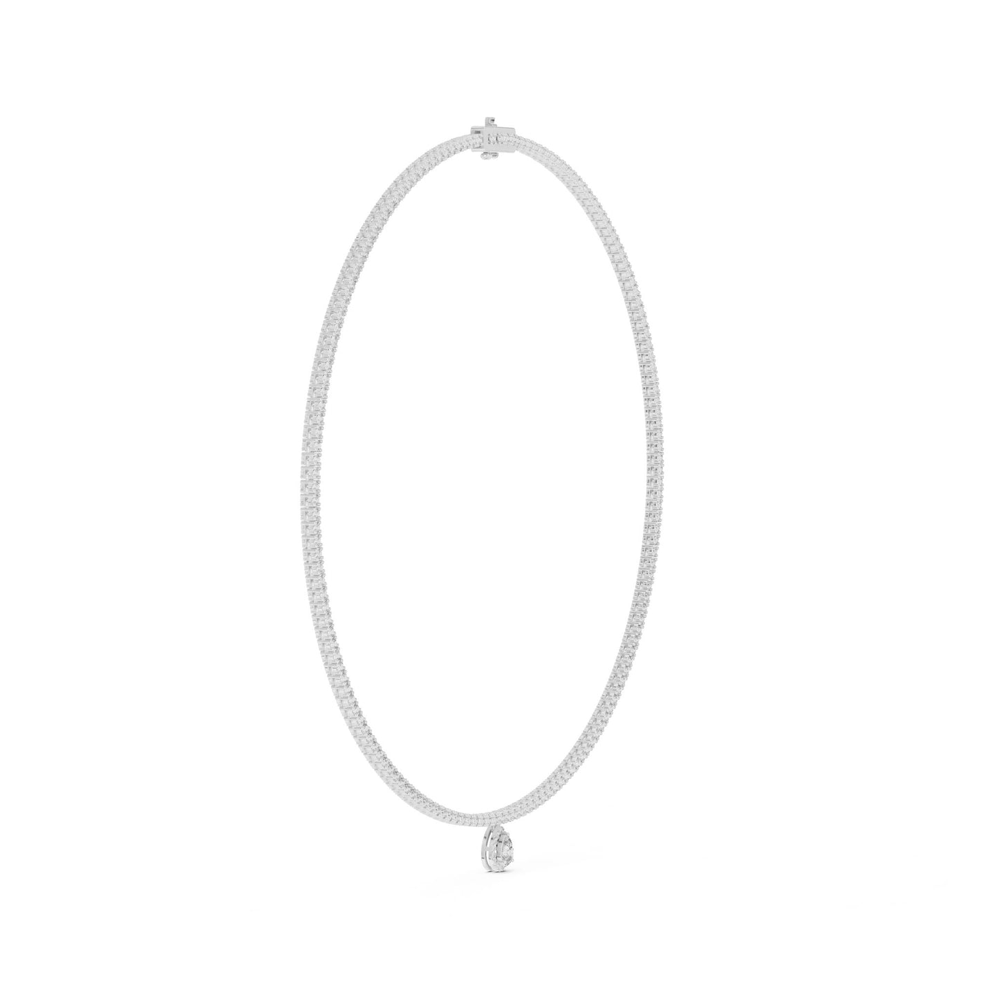 Pear Lab Grown Diamond Pendant
