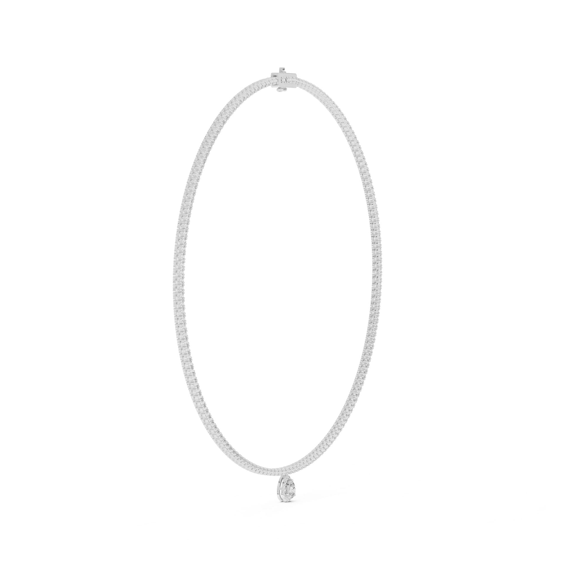 Pear Lab Grown Diamond Pendant