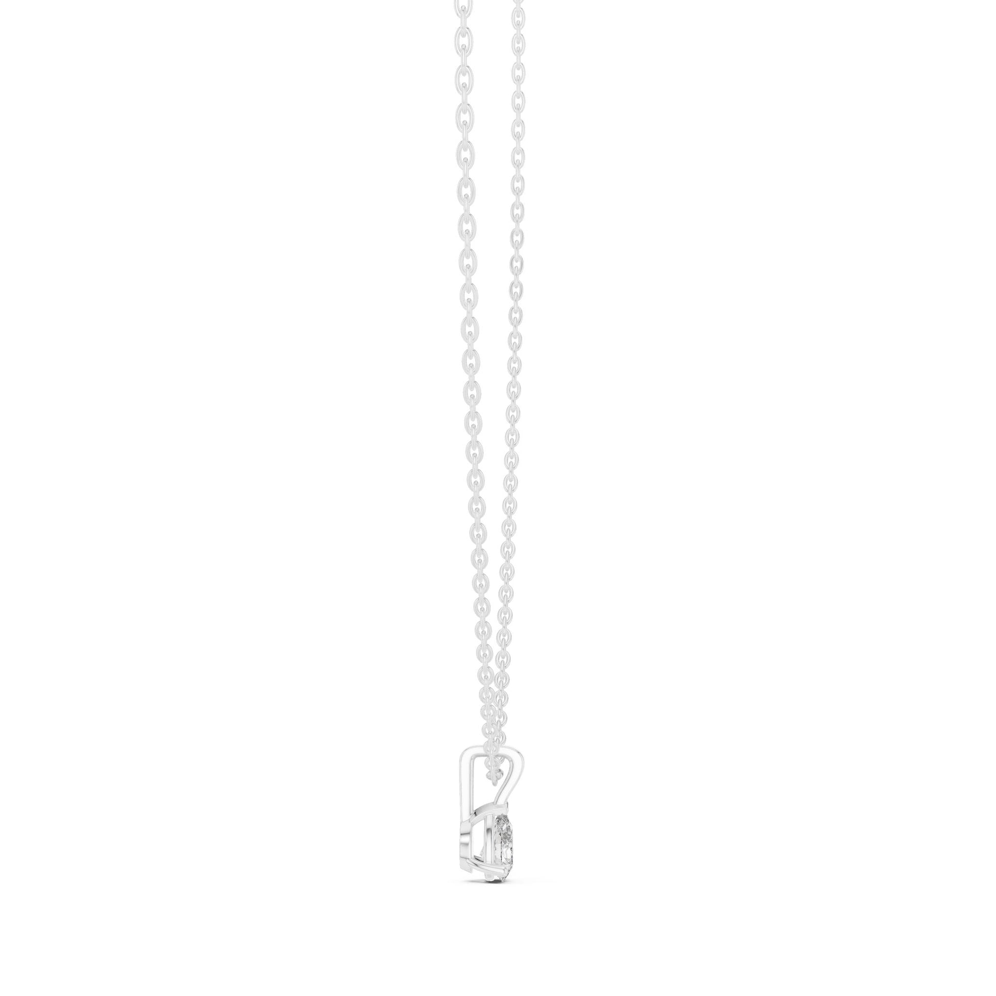 Pear Lab Grown Diamond Pendant