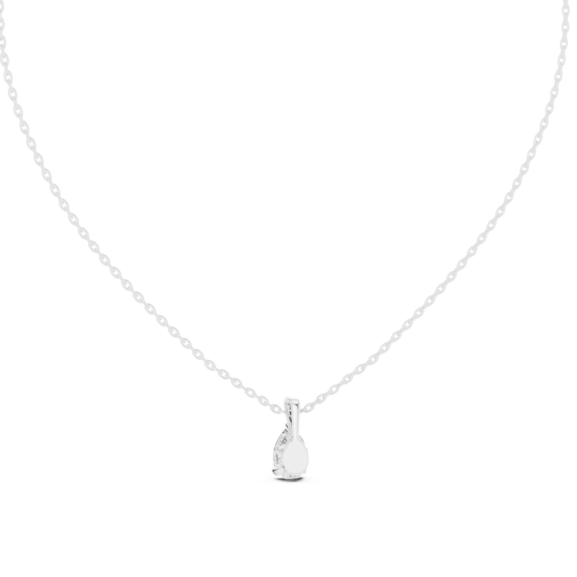 Pear Lab Grown Diamond Pendant