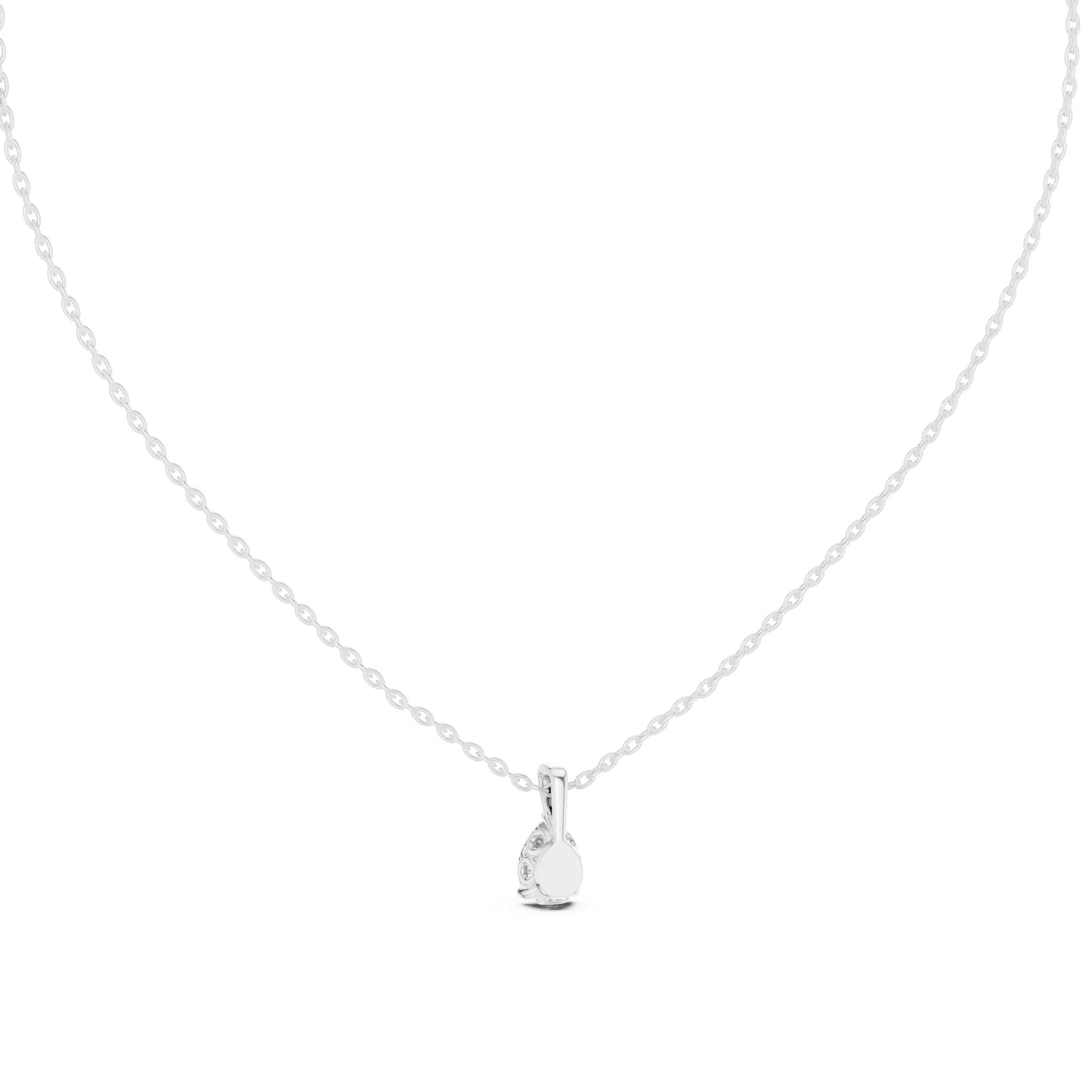 Pear Lab Grown Diamond Pendant
