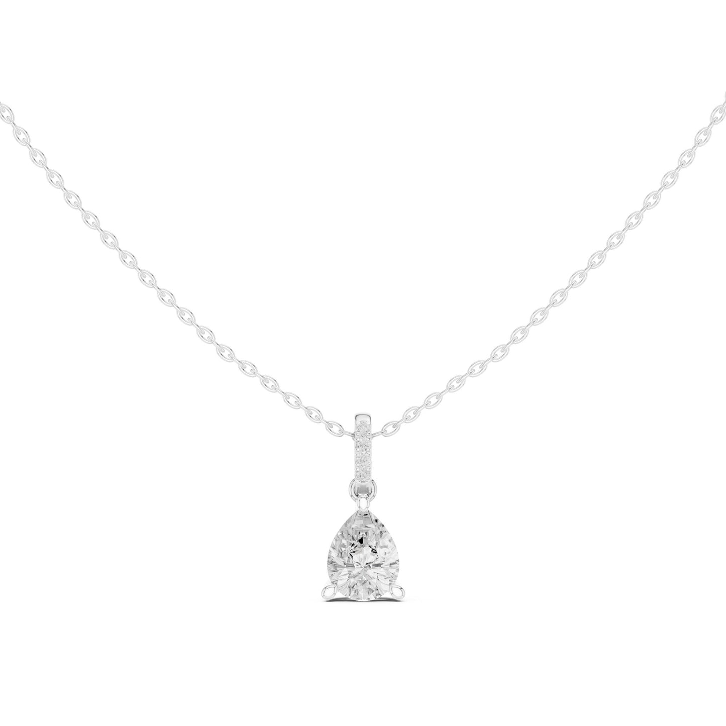 Pear Lab Grown Diamond Pendant
