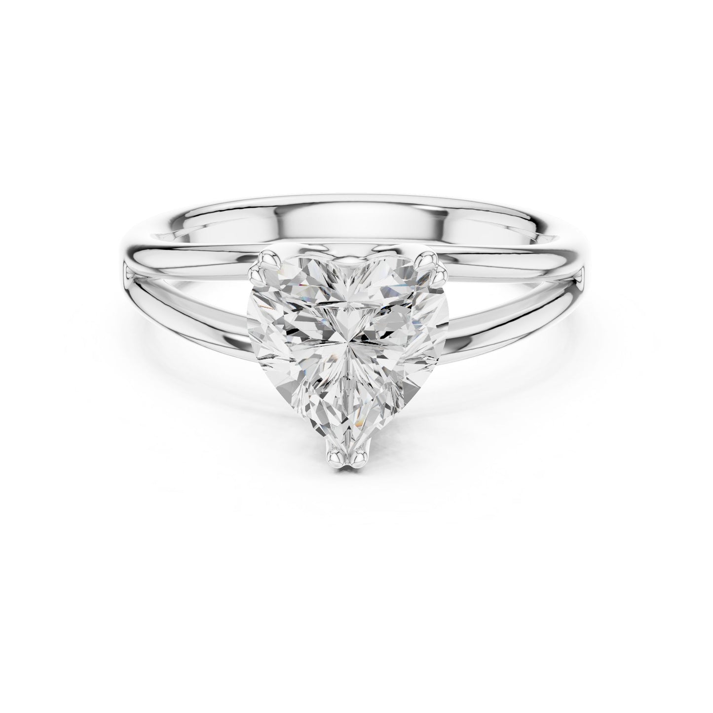 Pear Lab Grown Diamond Solitaire Engagement Ring