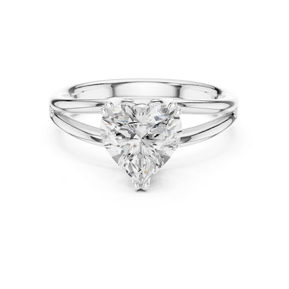 Pear Lab Grown Diamond Solitaire Engagement Ring