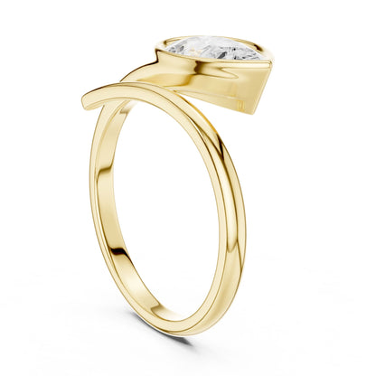 Women's Pear Lab Grown Diamond Ring
