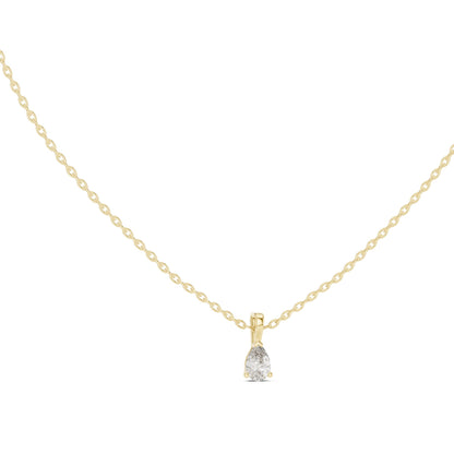 Pear Lab Grown Diamond Pendant