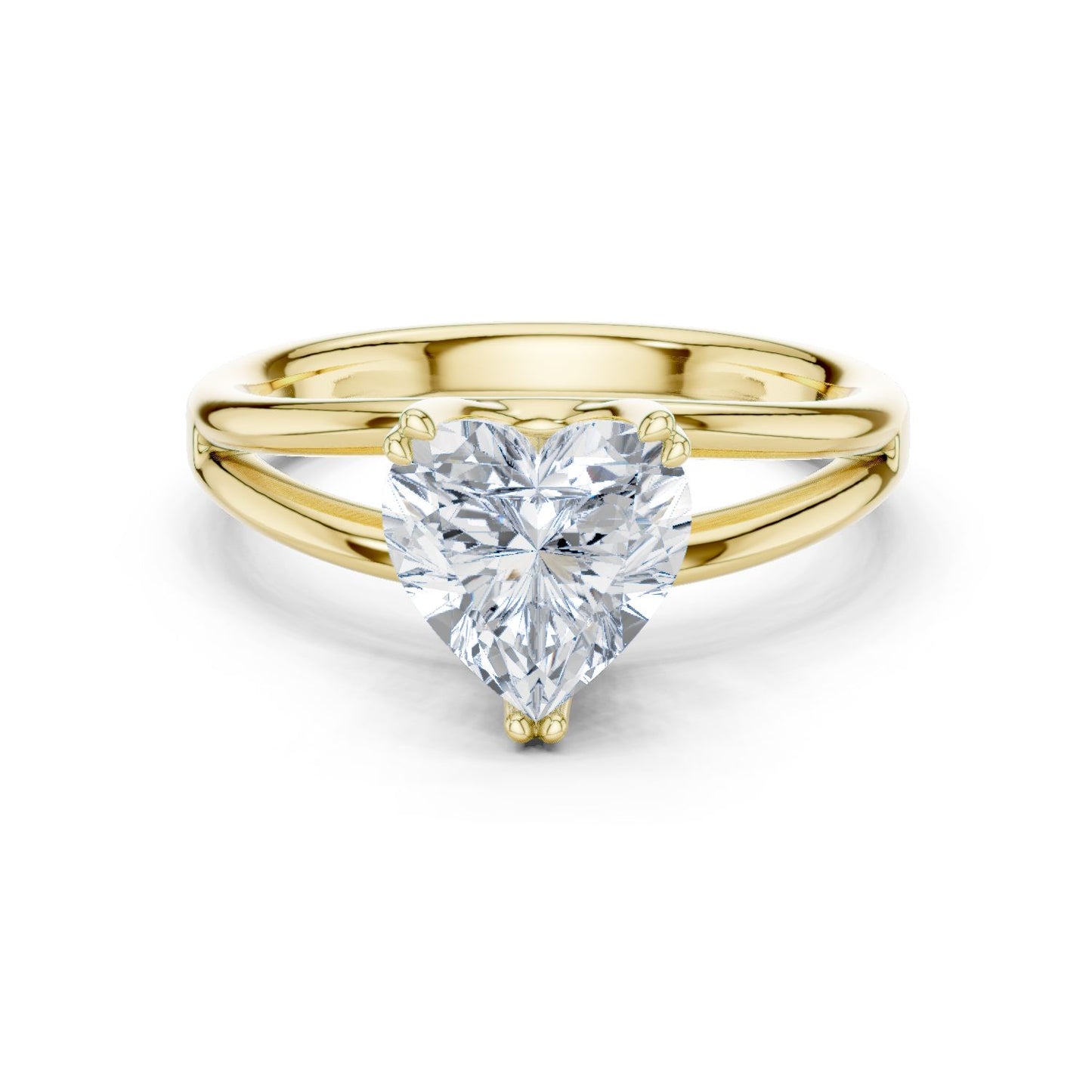 Pear Lab Grown Diamond Solitaire Engagement Ring