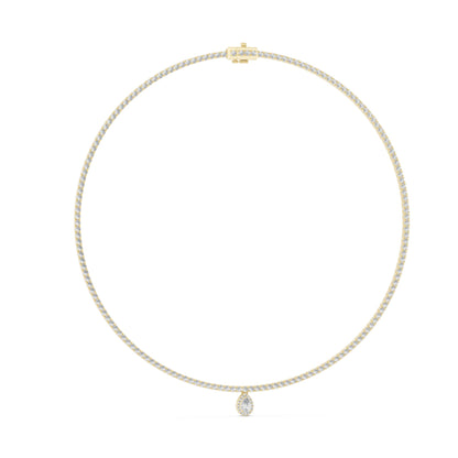 Pear Lab Grown Diamond Pendant