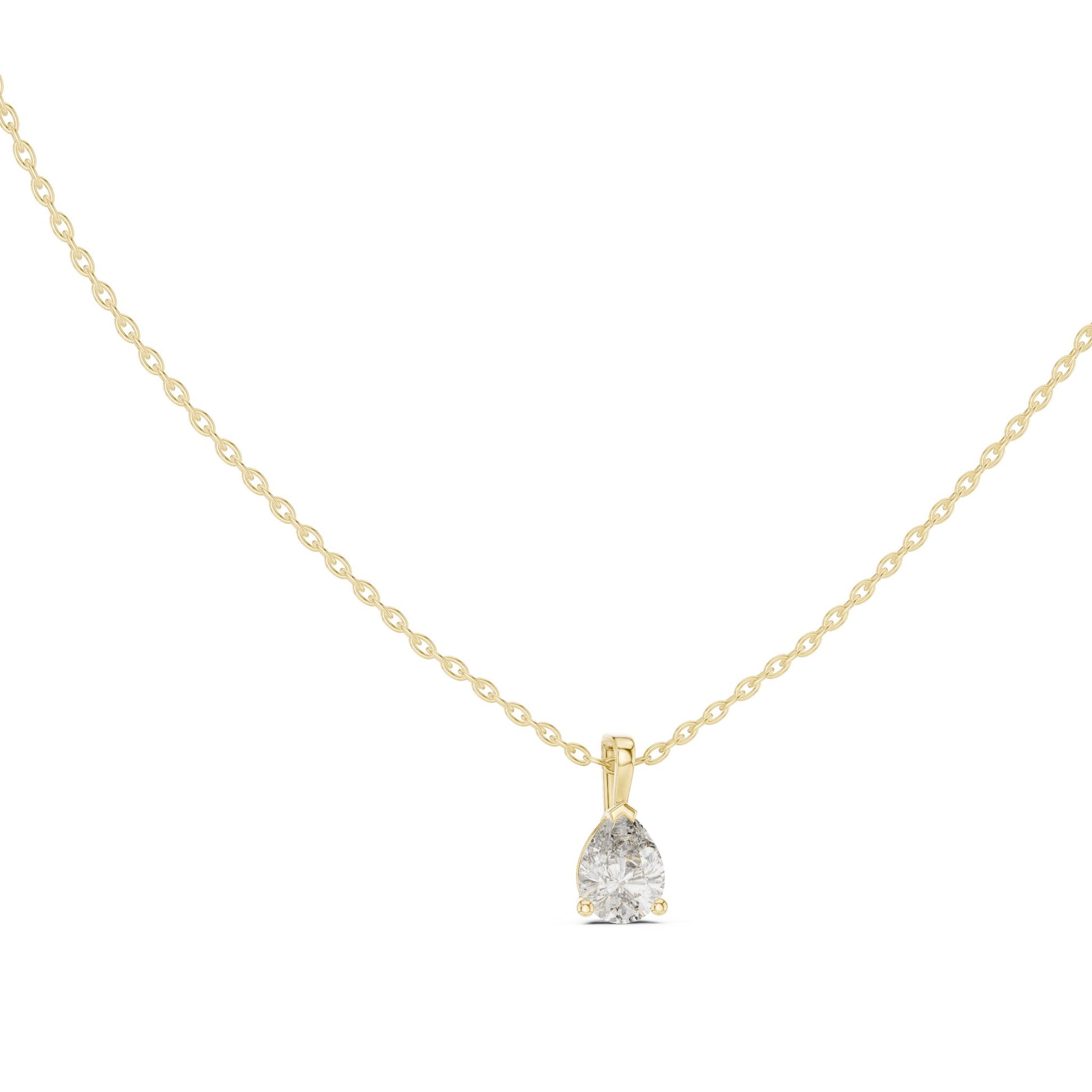 Pear Lab Grown Diamond Pendant
