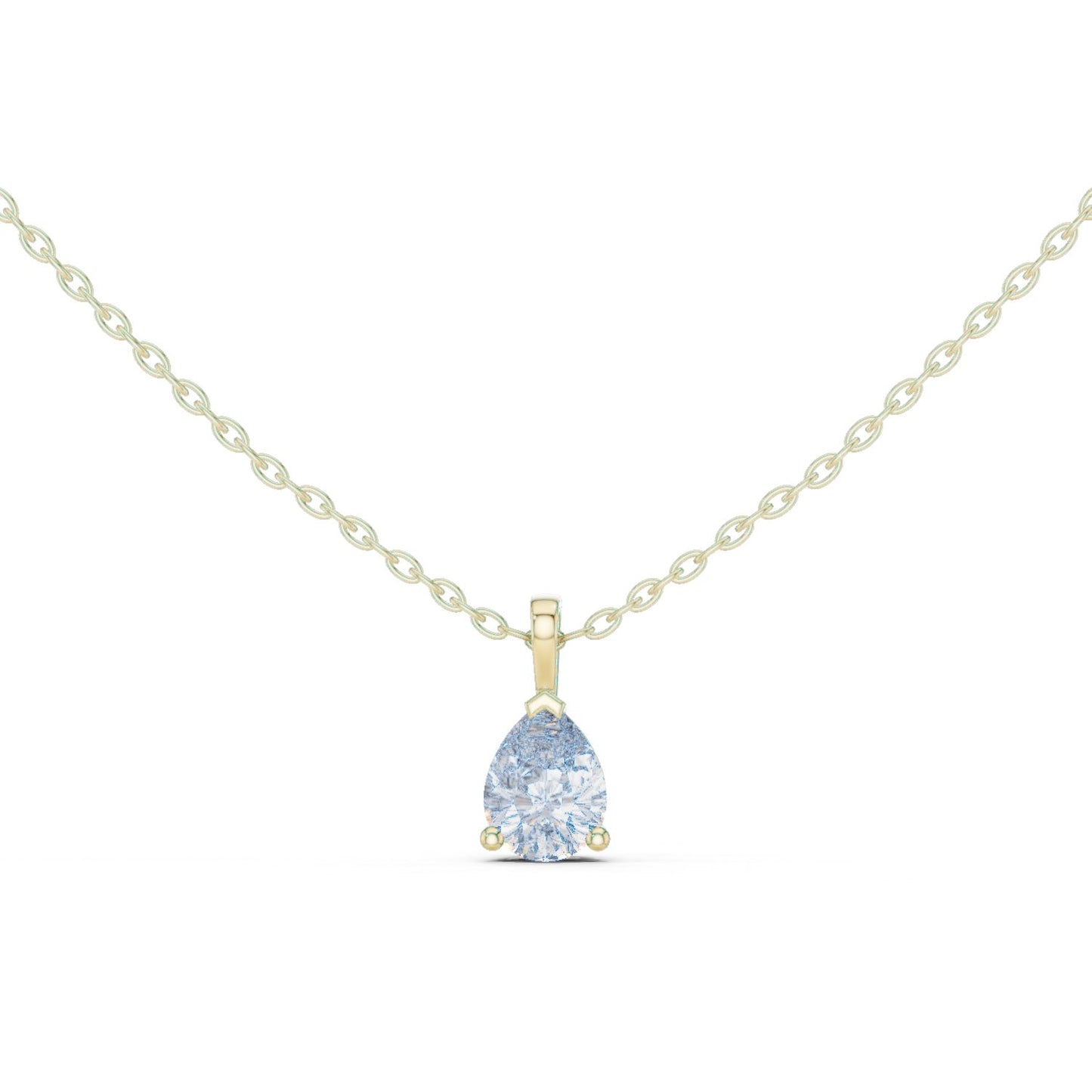 Pear Lab Grown Diamond Pendant