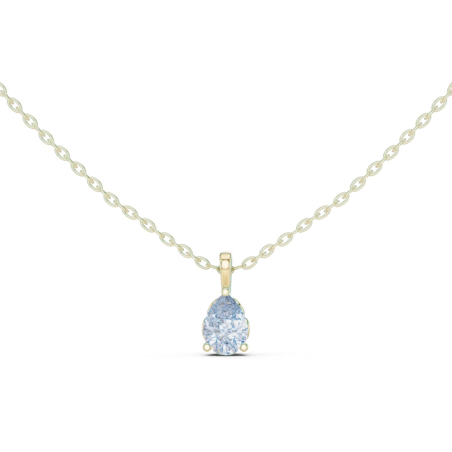 Pear Lab Grown Diamond Pendant