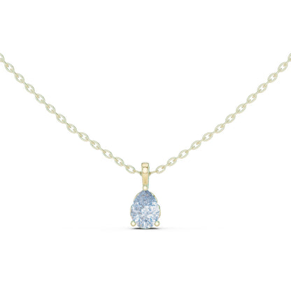 Pear Lab Grown Diamond Pendant