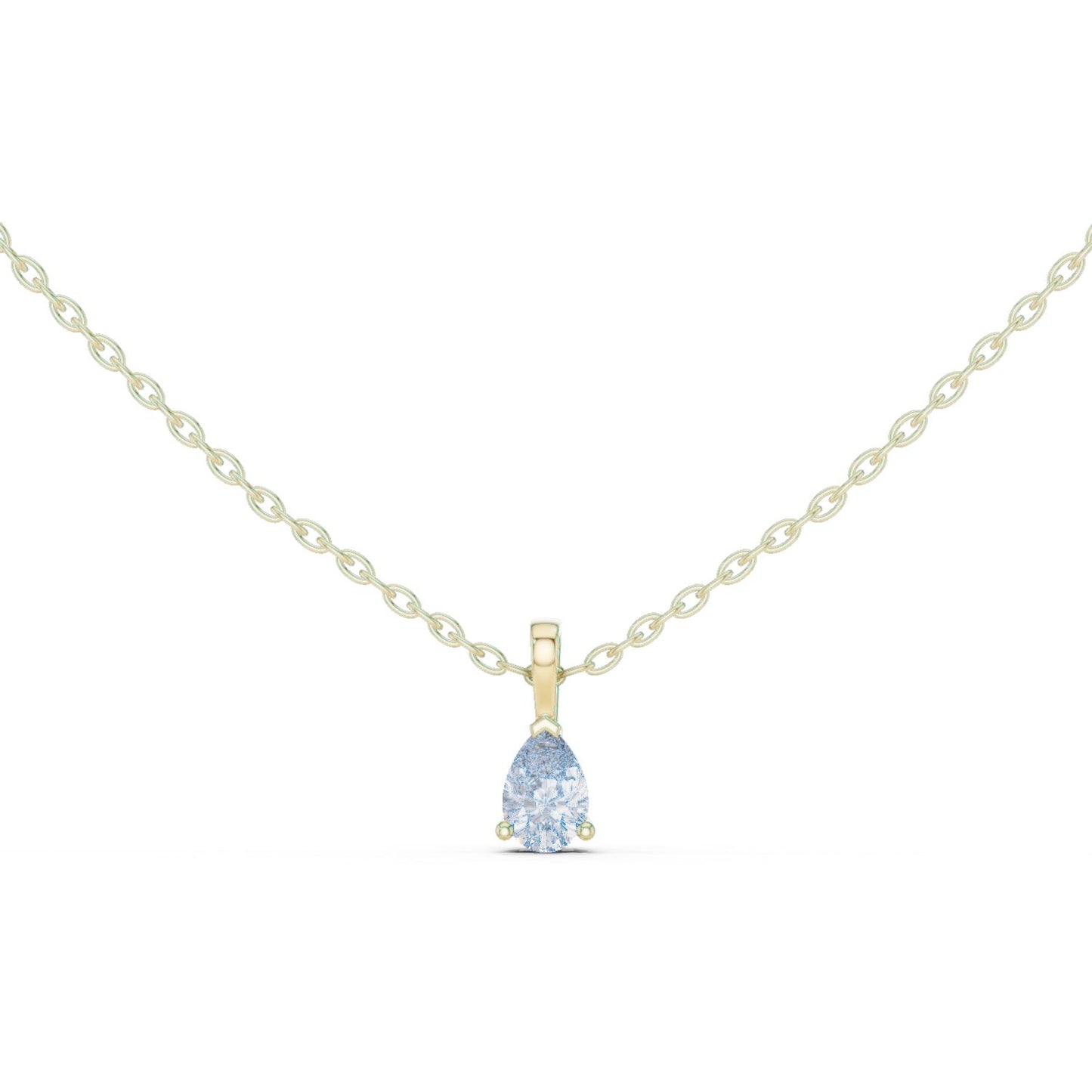 Pear Lab Grown Diamond Pendant