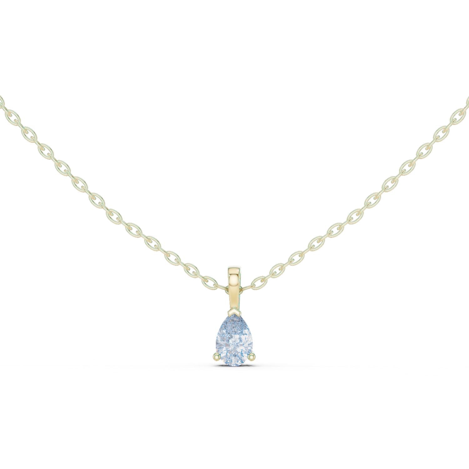 Pear Lab Grown Diamond Pendant