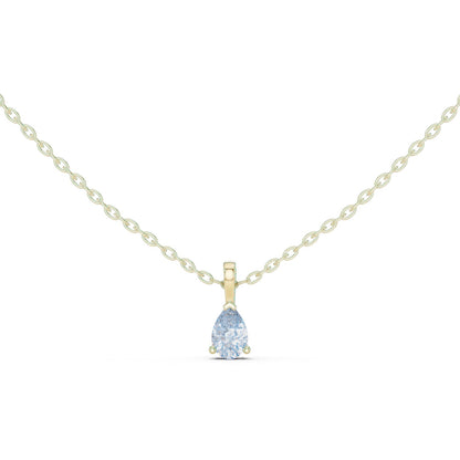 Pear Lab Grown Diamond Pendant
