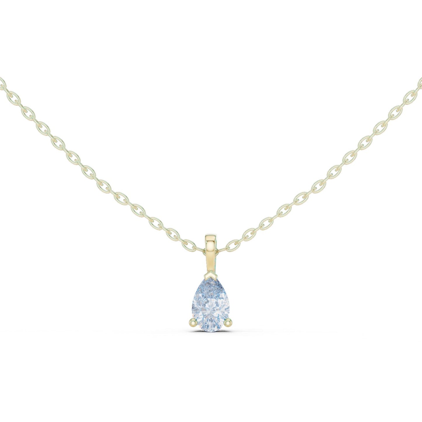 Pear Lab Grown Diamond Pendant