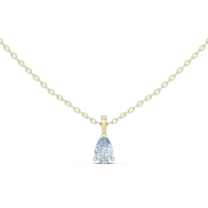 Pear Lab Grown Diamond Pendant