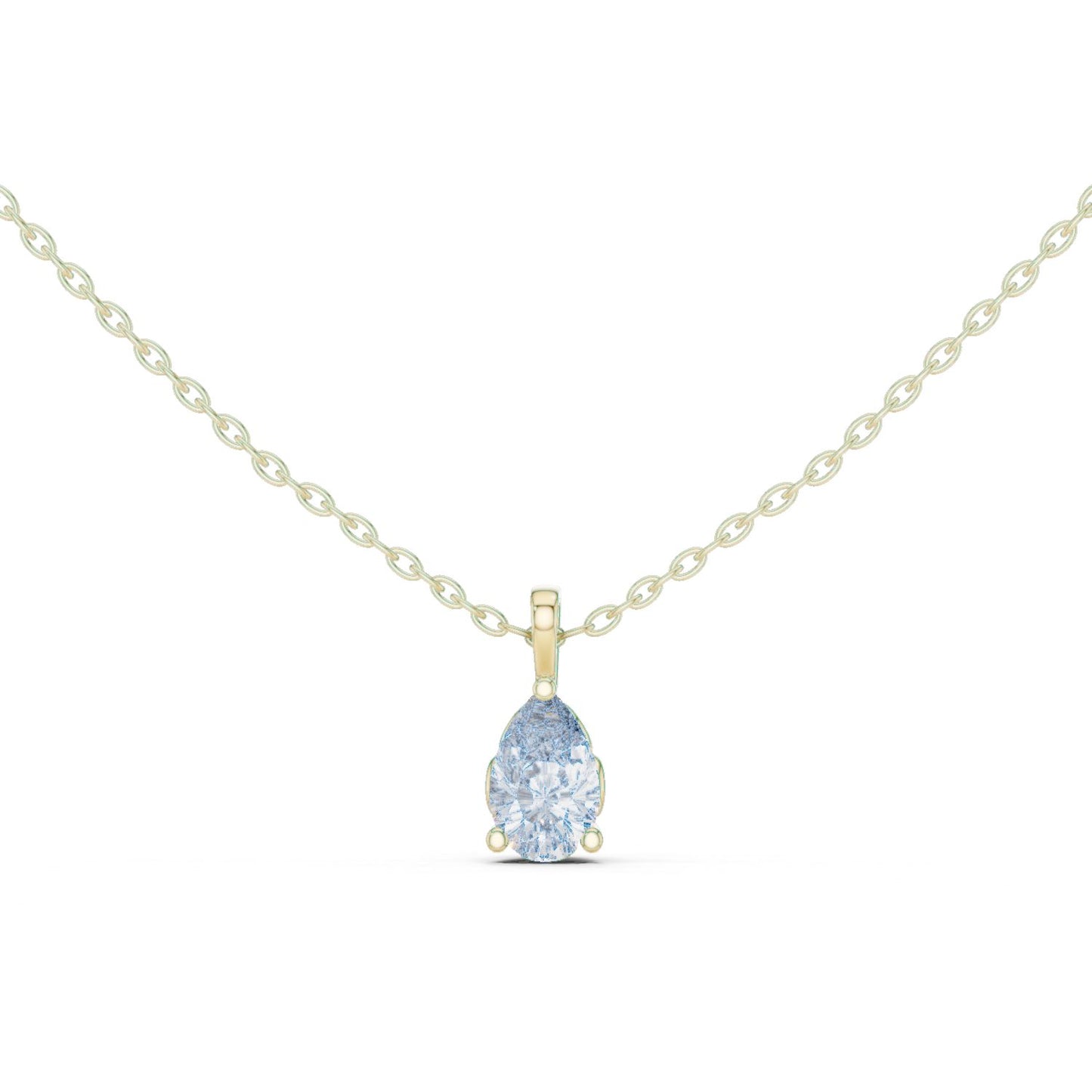 Pear Lab Grown Diamond Pendant
