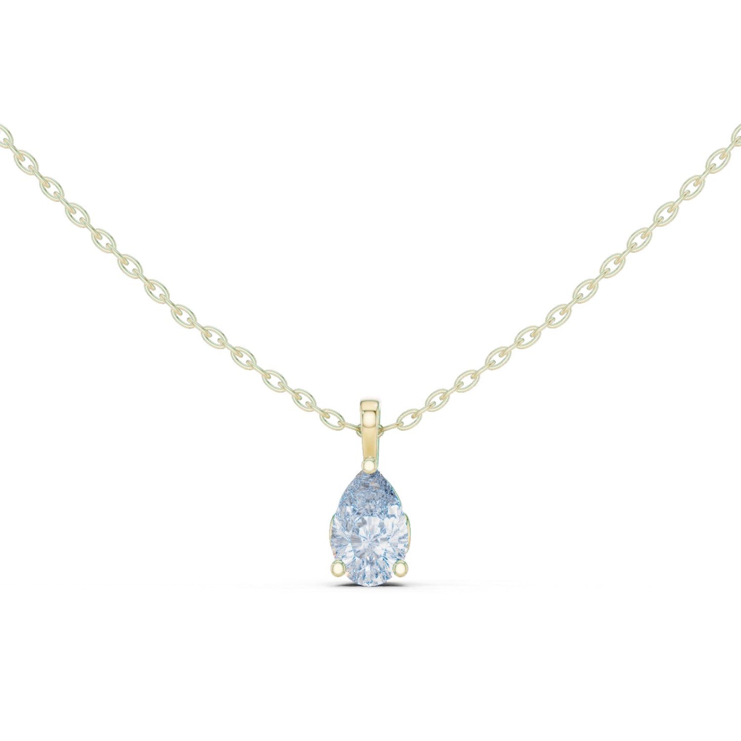 Pear Lab Grown Diamond Pendant