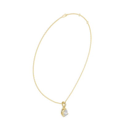 Pear Lab Grown Diamond Pendant
