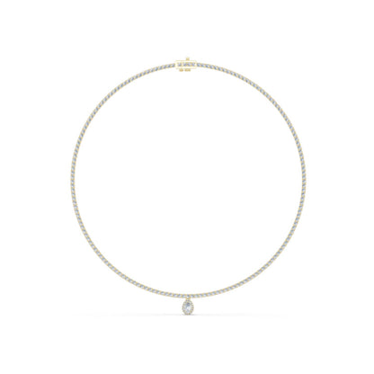 Pear Lab Grown Diamond Pendant