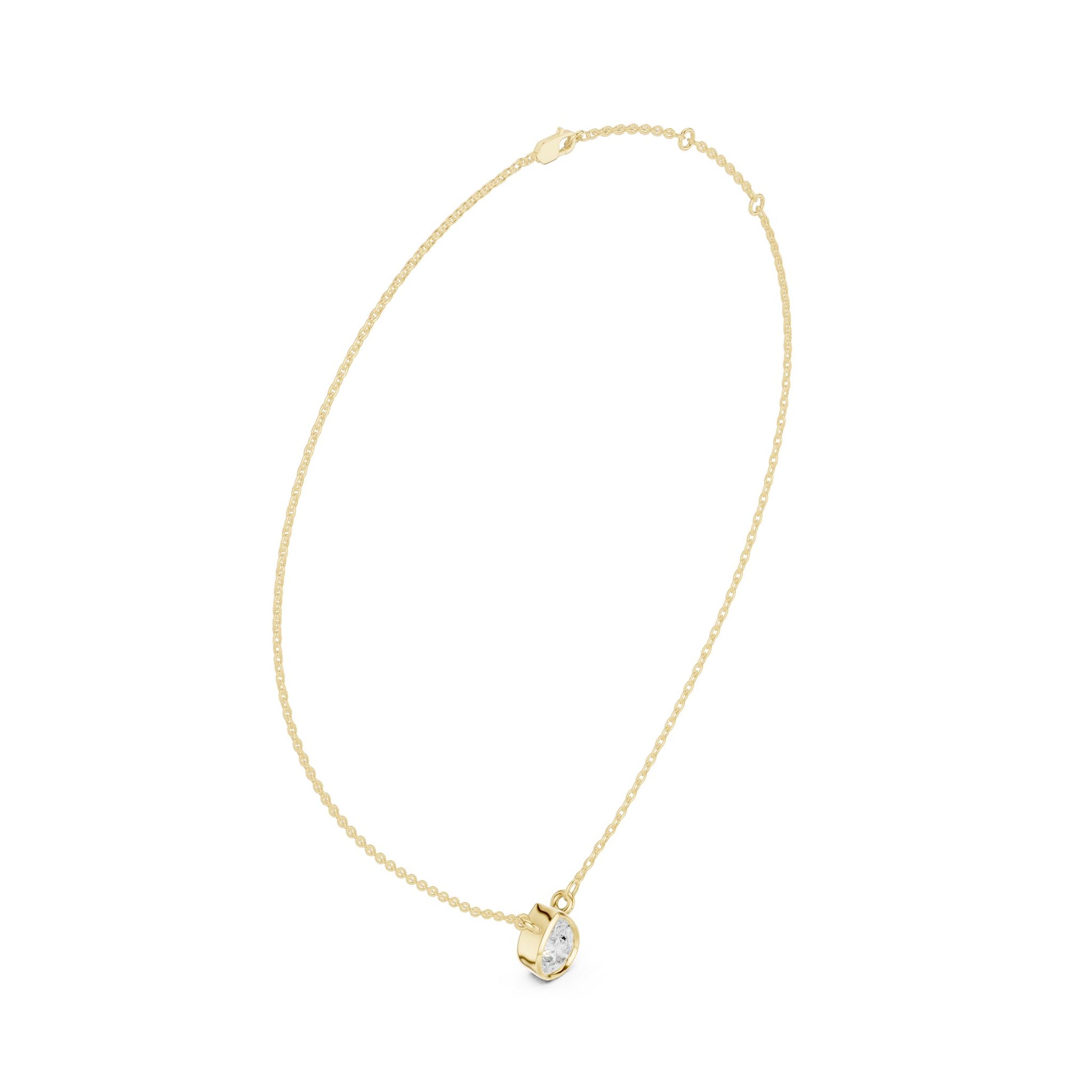 Pear Lab Grown Diamond Pendant