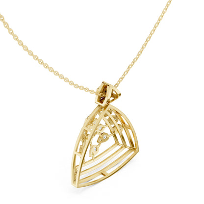 Pear Lab Grown Diamond Pendant