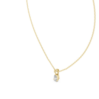 Pear Lab Grown Diamond Pendant