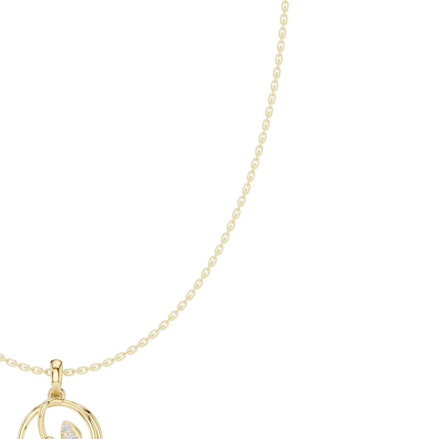 Pear Lab Grown Diamond Pendant