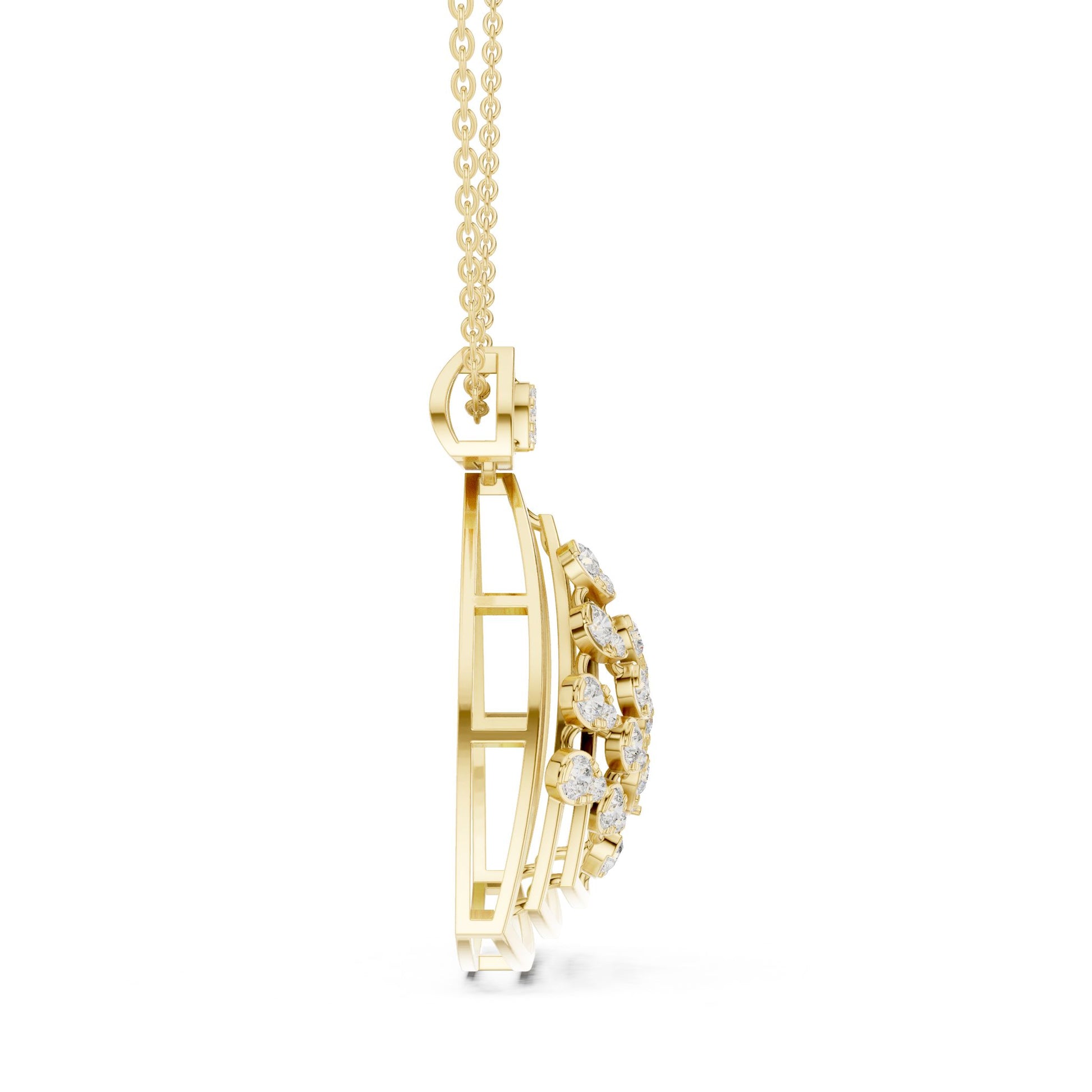 Pear Lab Grown Diamond Pendant