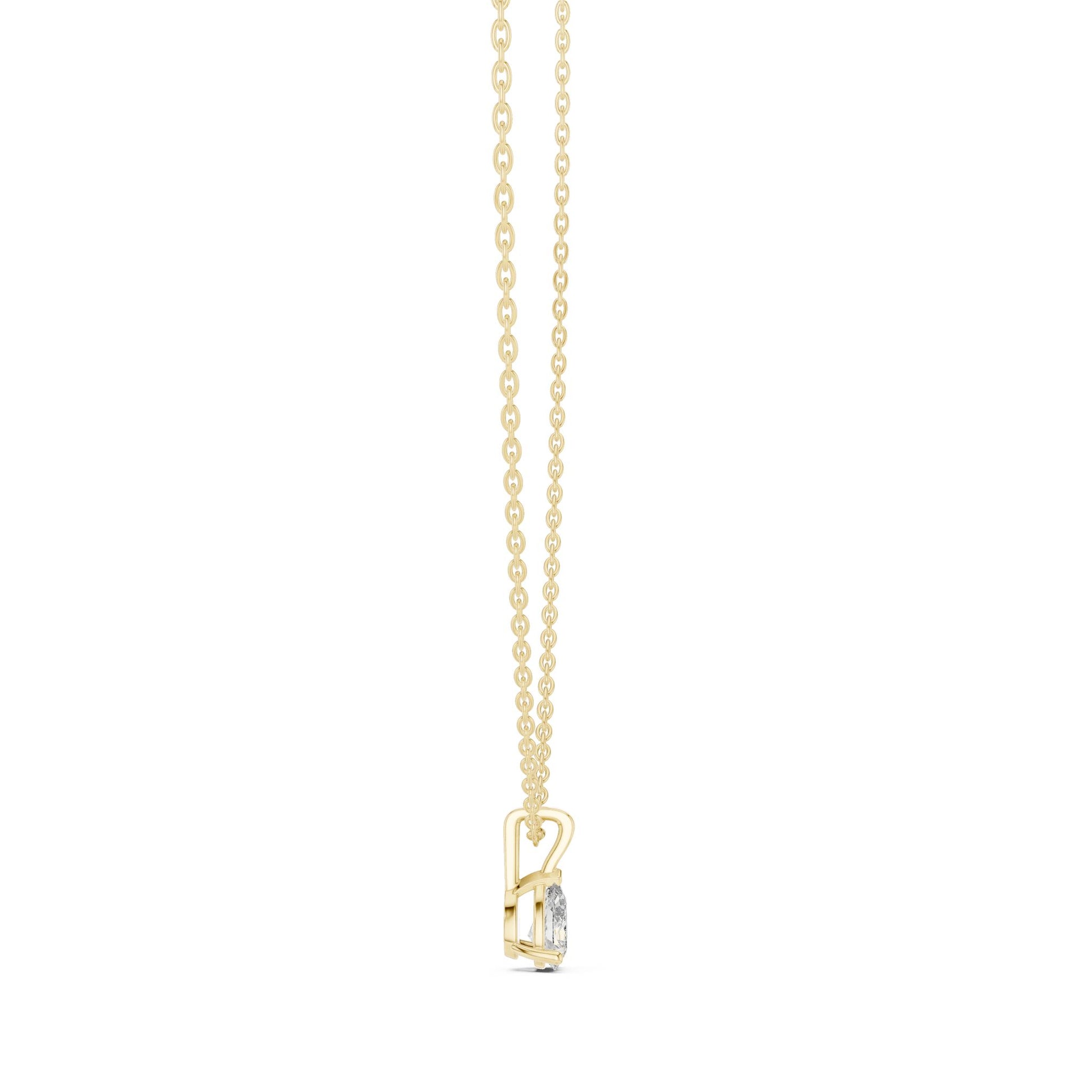 Pear Lab Grown Diamond Pendant