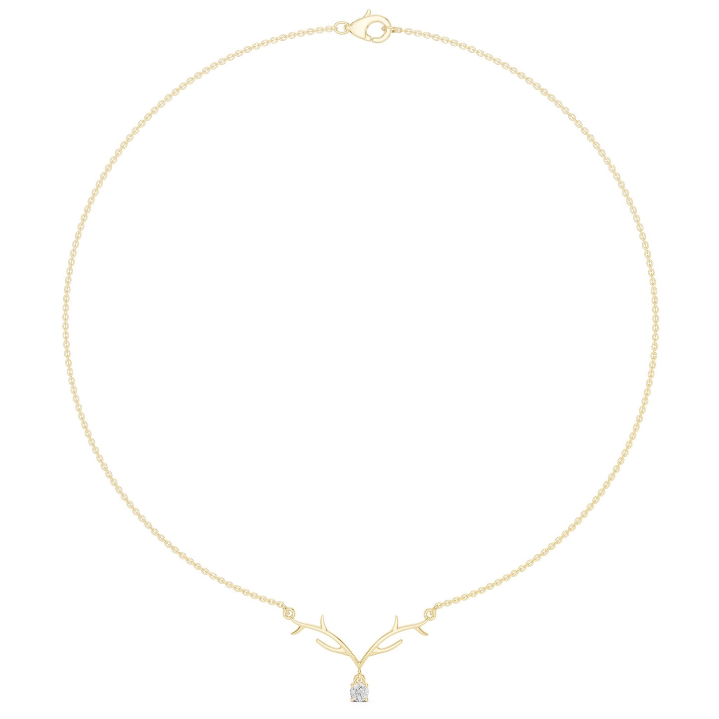 Pear Lab Grown Diamond Pendant