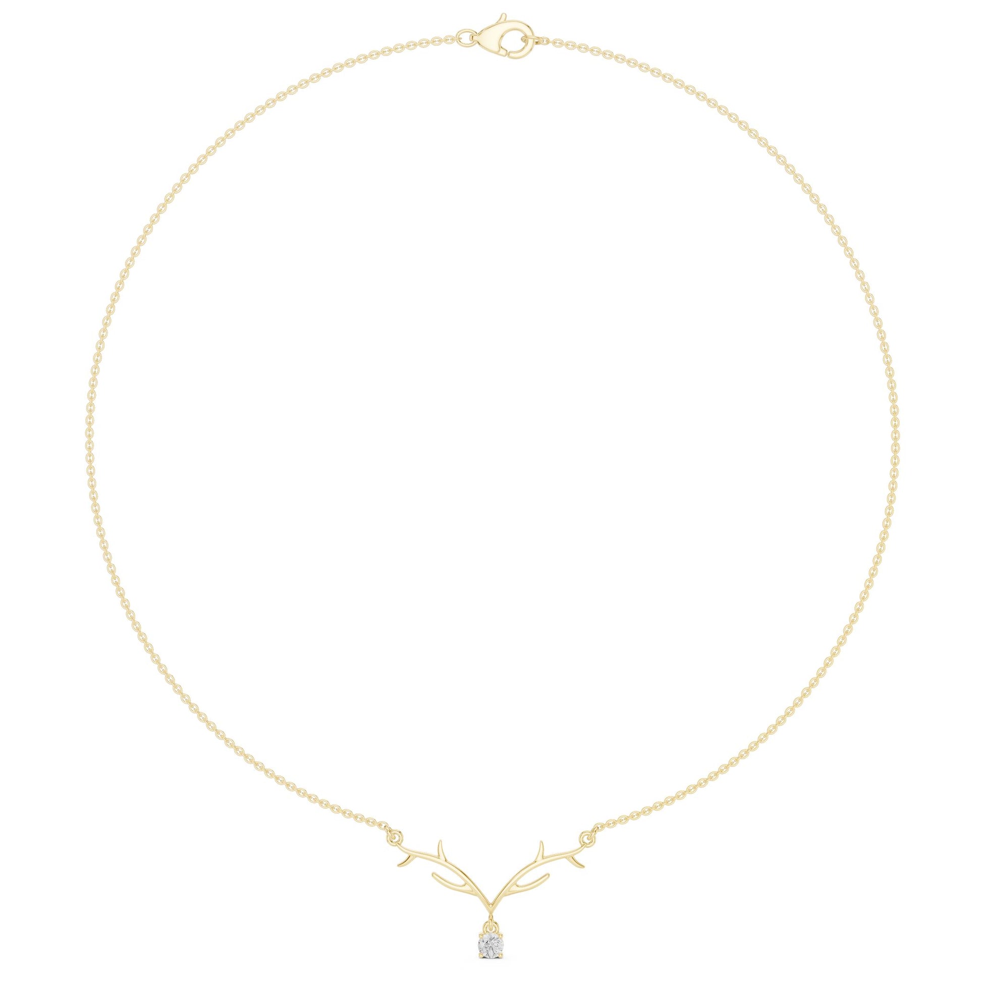 Pear Lab Grown Diamond Pendant