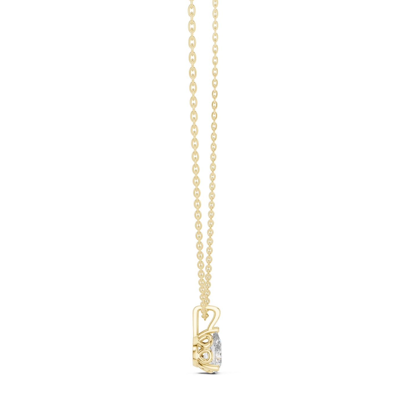 Pear Lab Grown Diamond Pendant