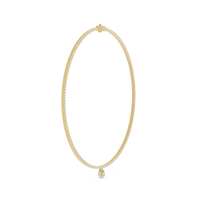 Pear Lab Grown Diamond Pendant