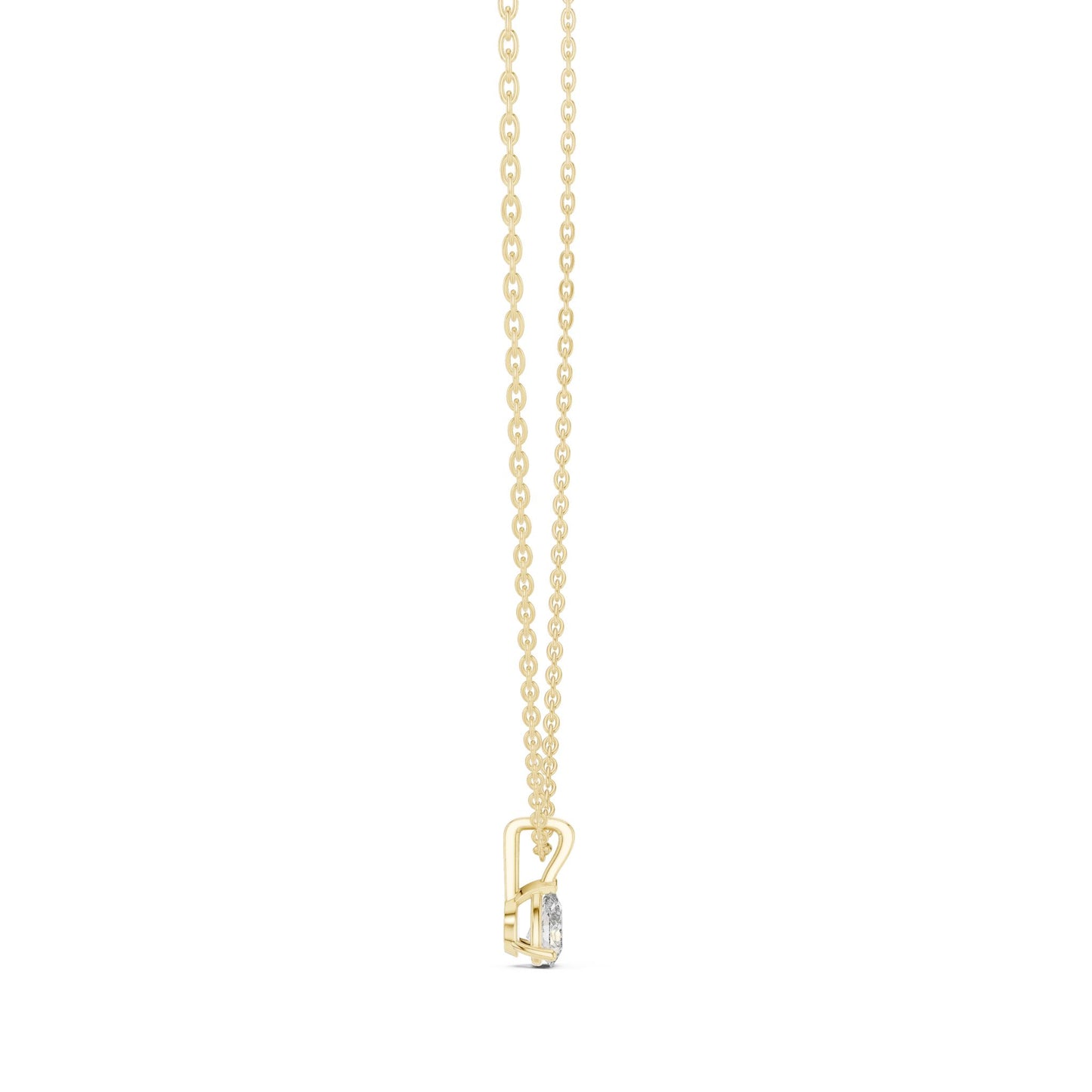 Pear Lab Grown Diamond Pendant