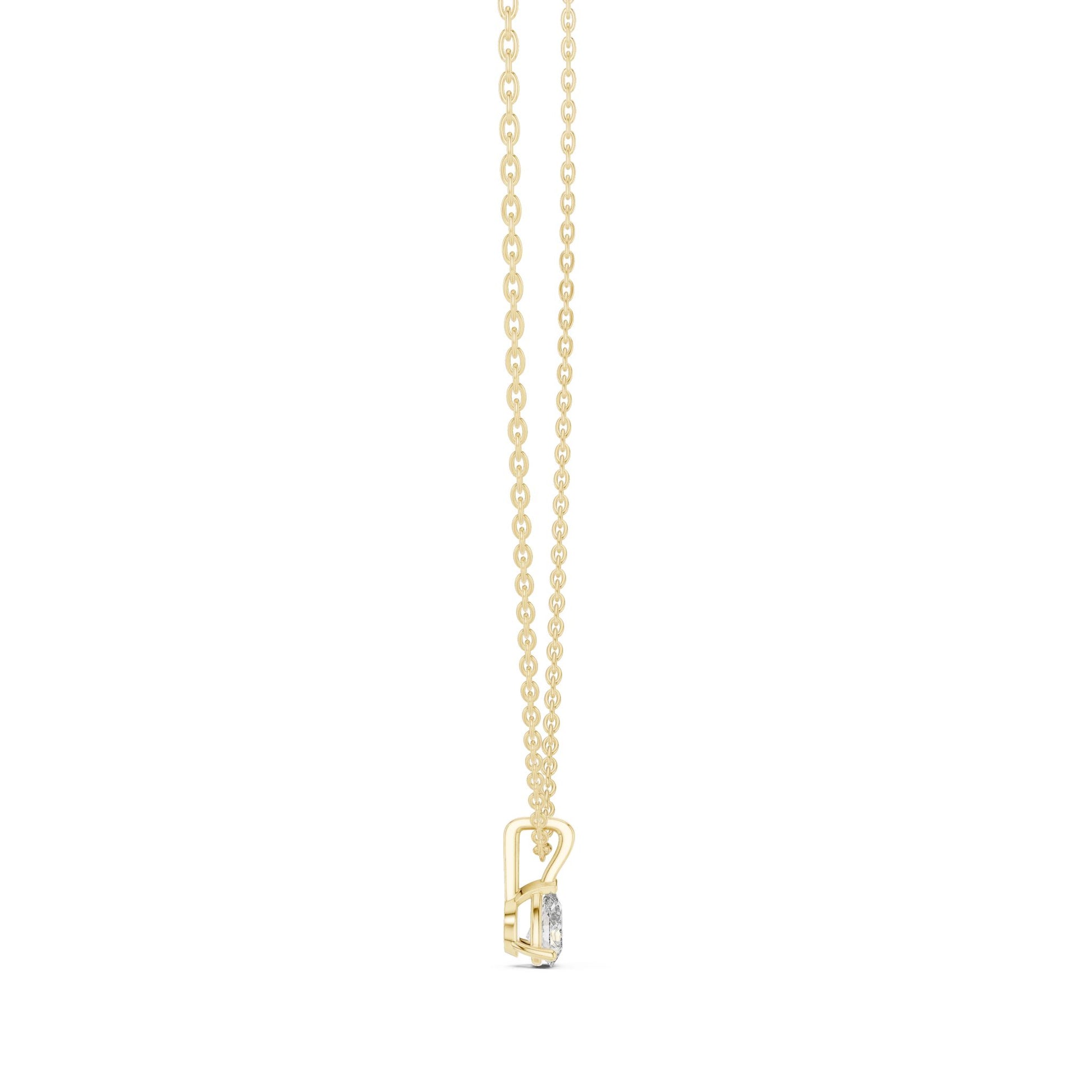 Pear Lab Grown Diamond Pendant