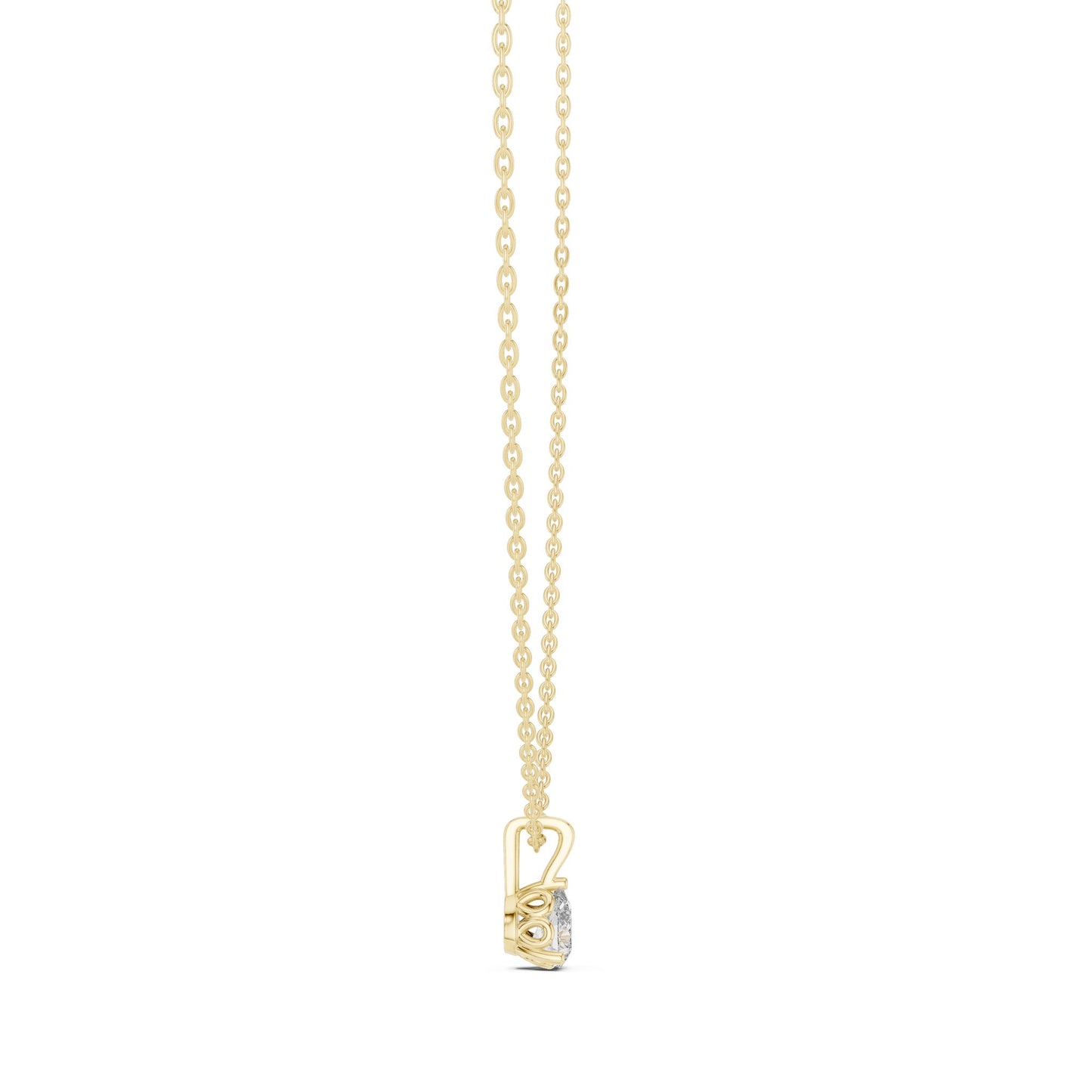 Pear Lab Grown Diamond Pendant
