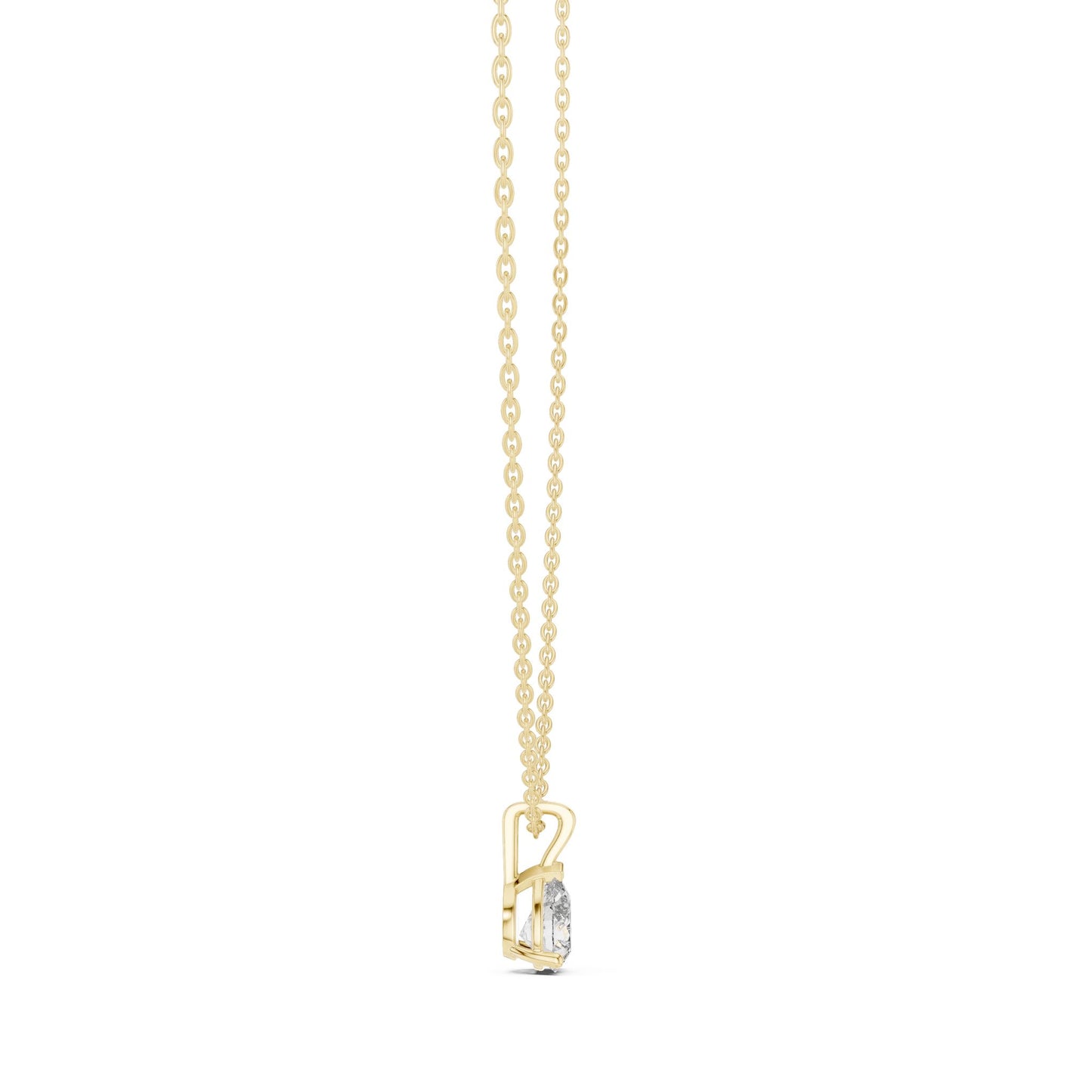 Pear Lab Grown Diamond Pendant
