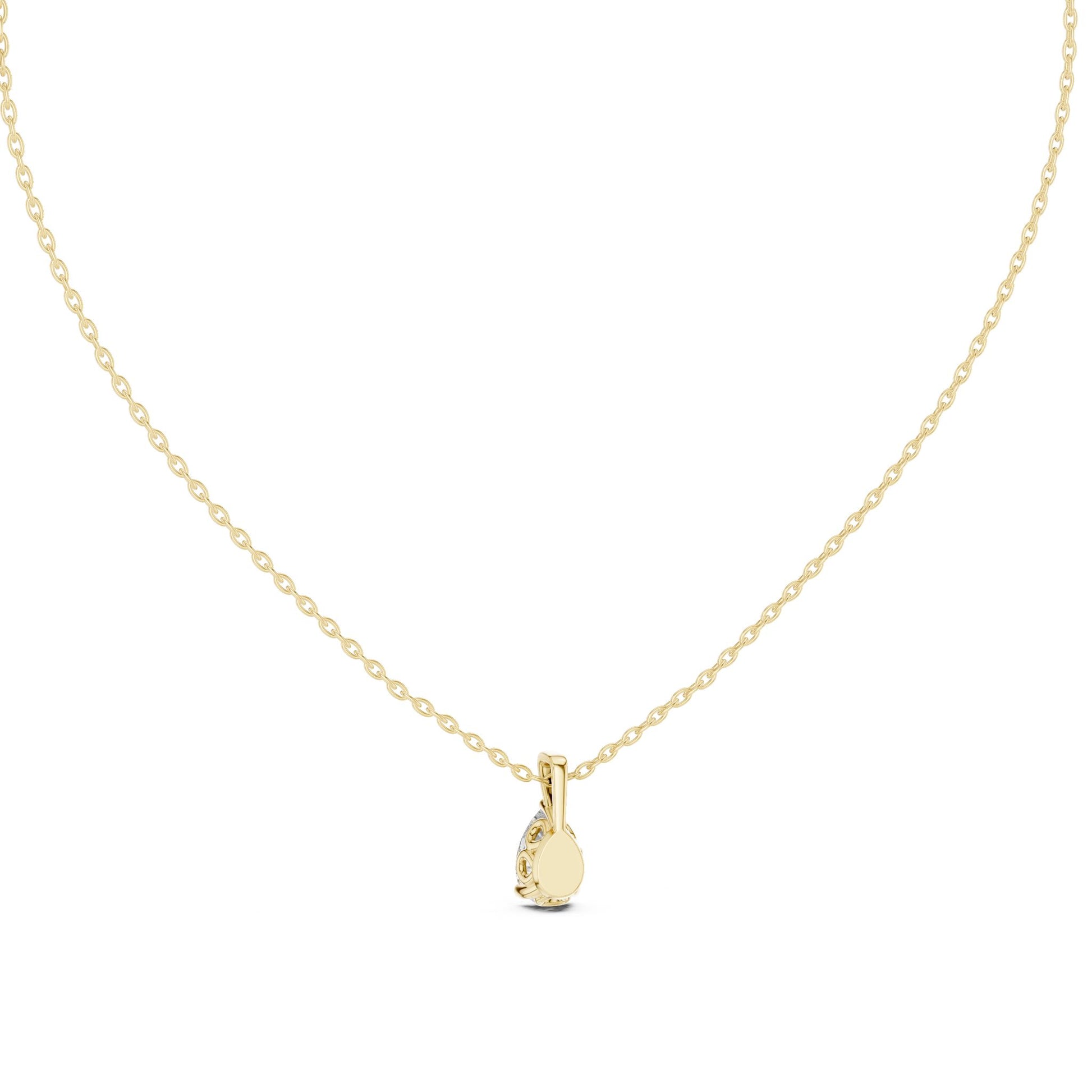 Pear Lab Grown Diamond Pendant