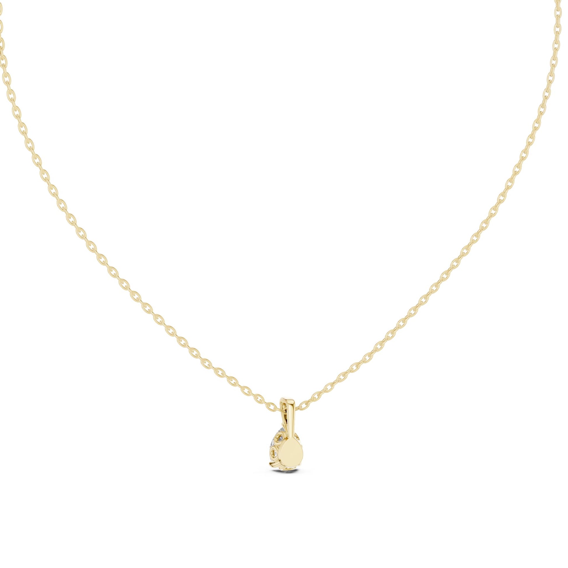 Pear Lab Grown Diamond Pendant