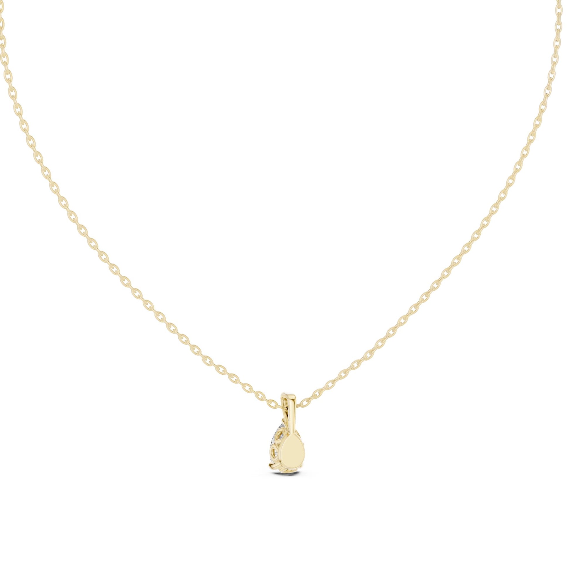 Pear Lab Grown Diamond Pendant