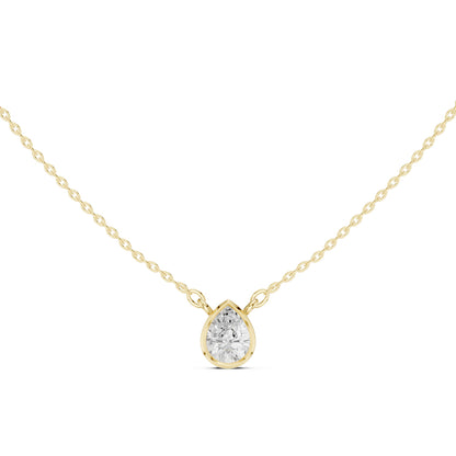 Pear Lab Grown Diamond Pendant