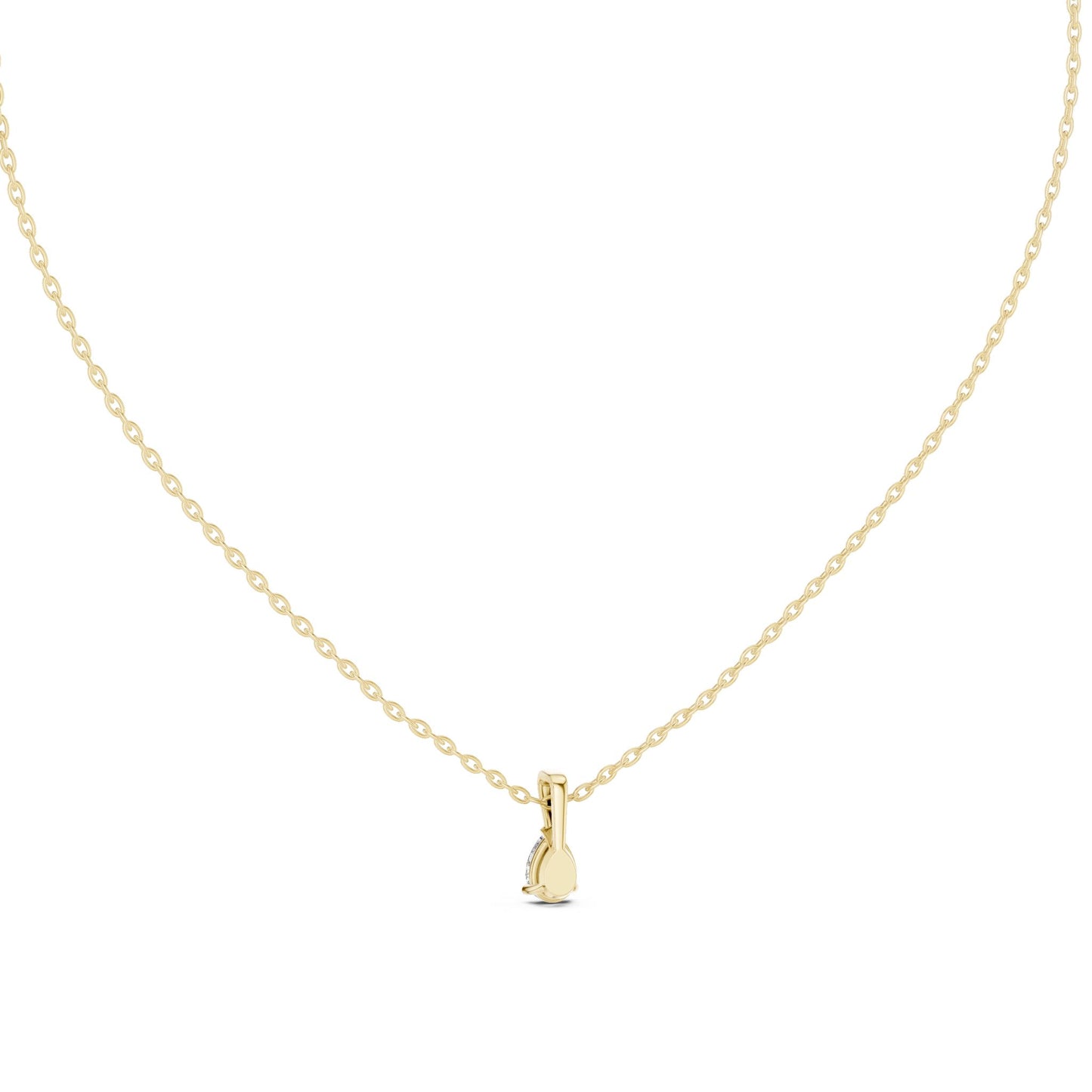 Pear Lab Grown Diamond Pendant