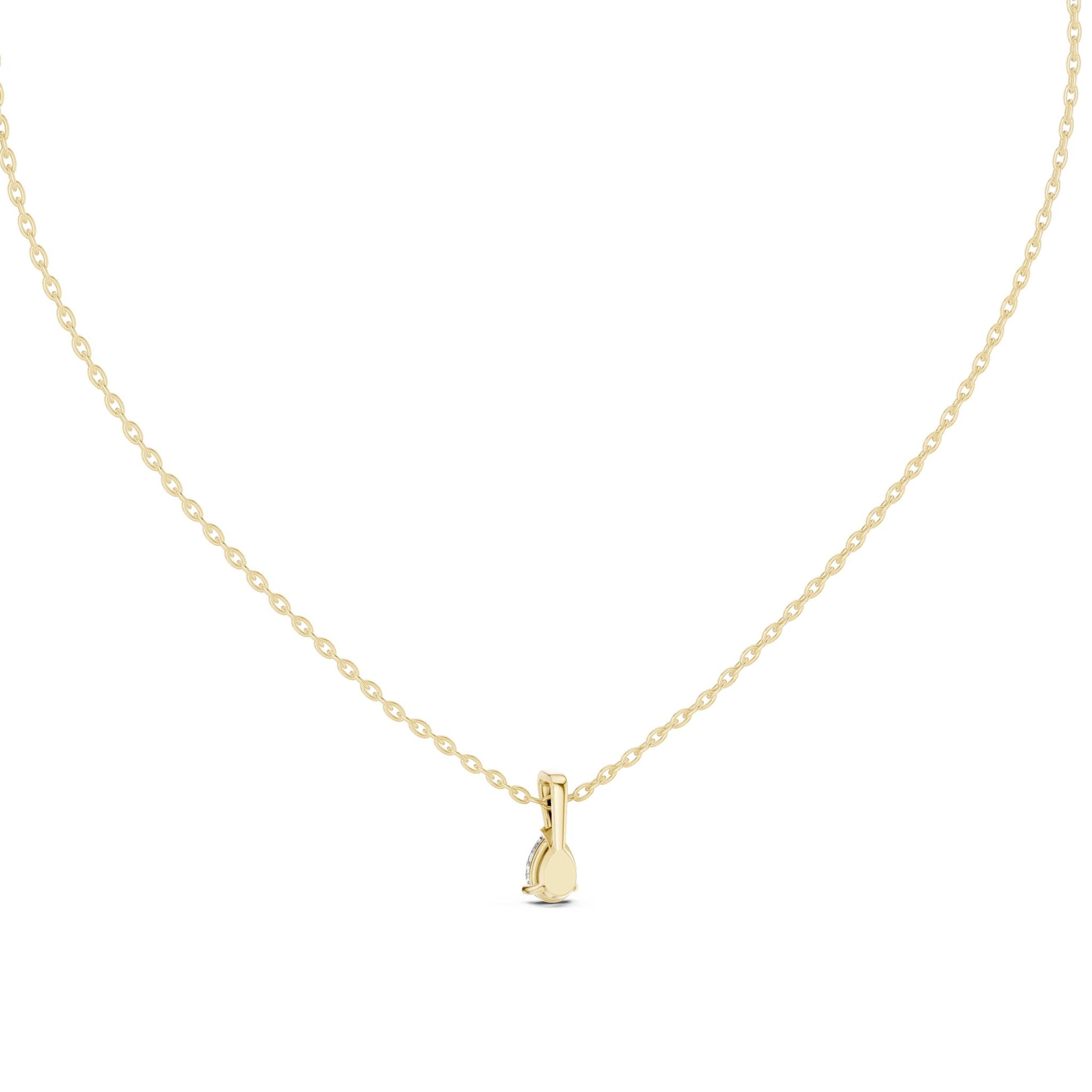 Pear Lab Grown Diamond Pendant