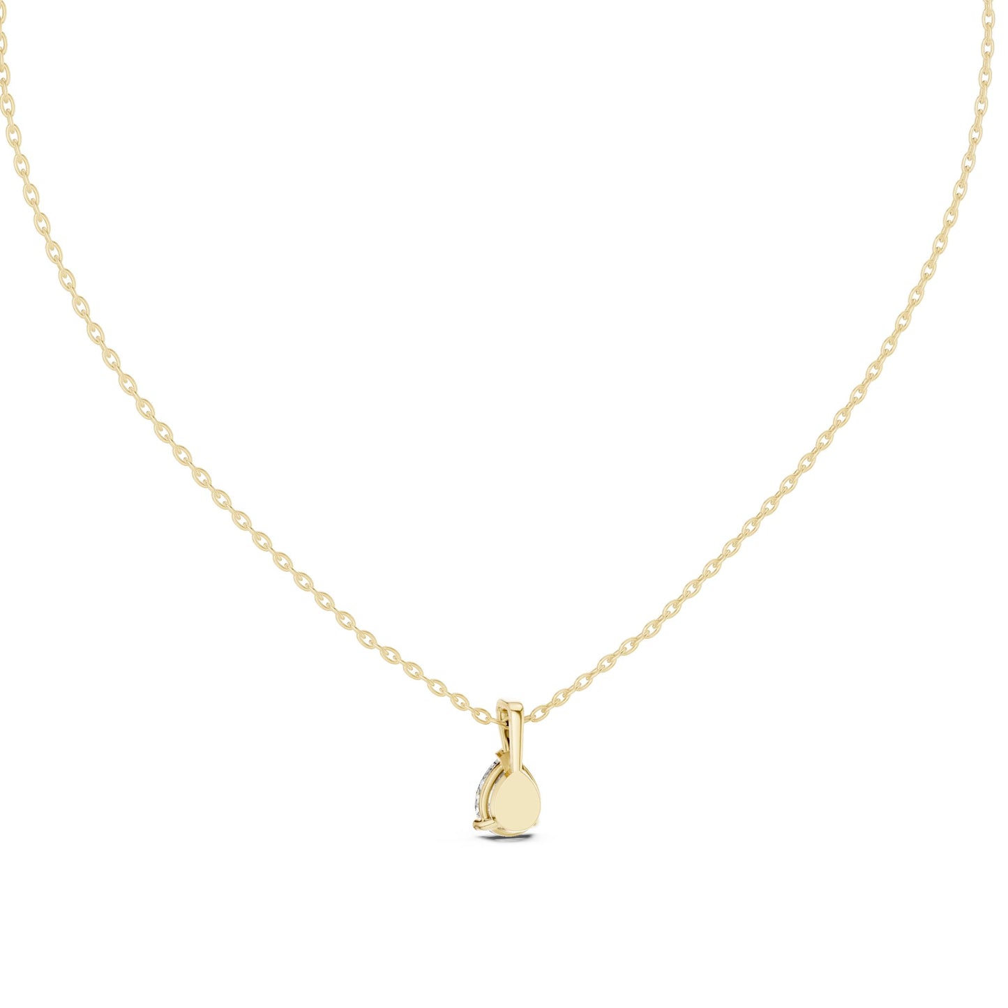 Pear Lab Grown Diamond Pendant