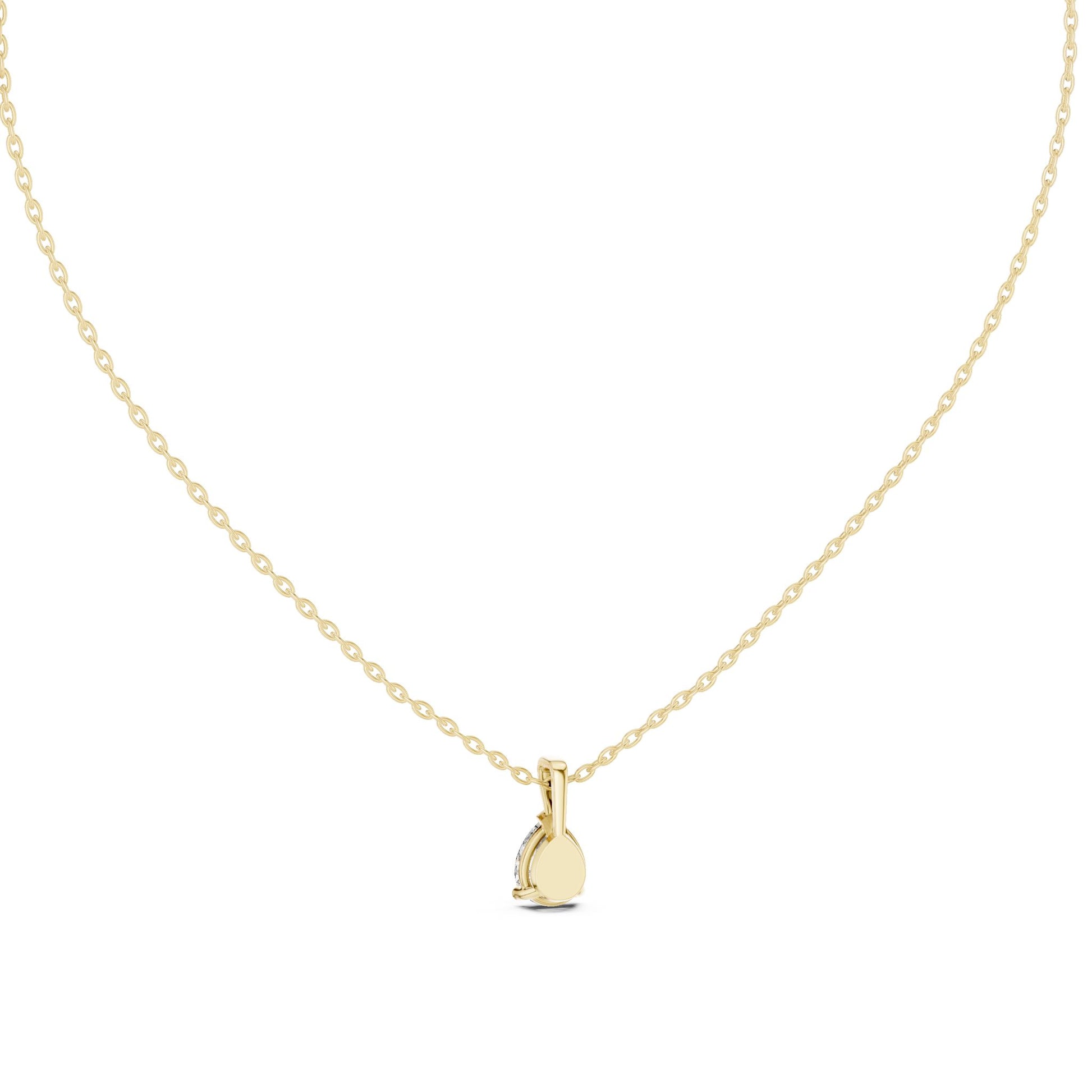 Pear Lab Grown Diamond Pendant