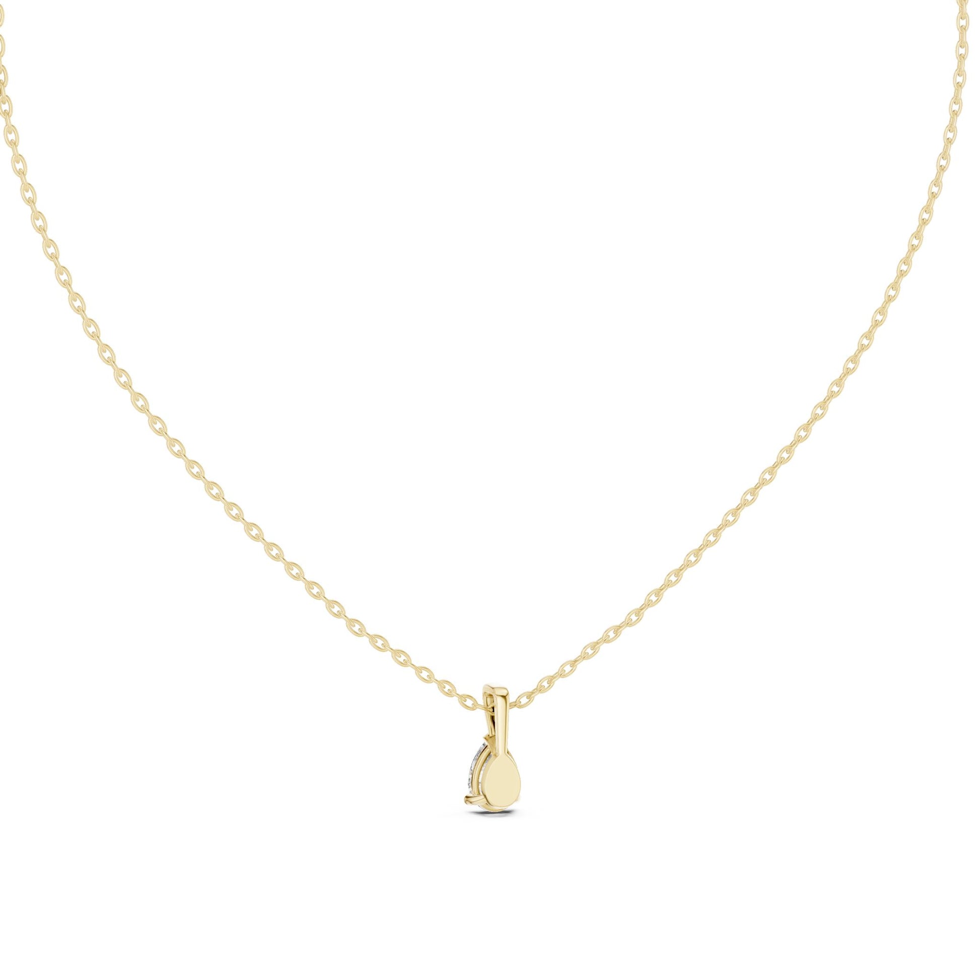 Pear Lab Grown Diamond Pendant